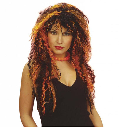 Halloweenaccessoires pruik Vamp