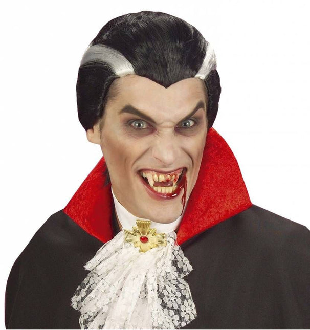 Halloweenaccessoires: Pruik Vampier