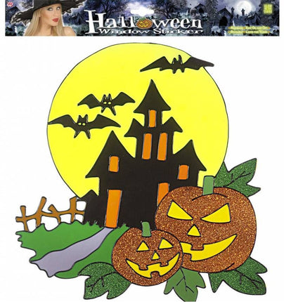 Halloweenaccessoires: Raamsticker (36 cm)