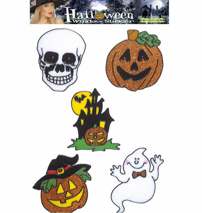 Halloweenaccessoires: Raamstickers 13 cm