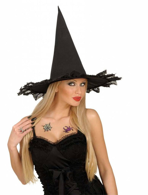 Halloweenaccessoires: Spinnen ring