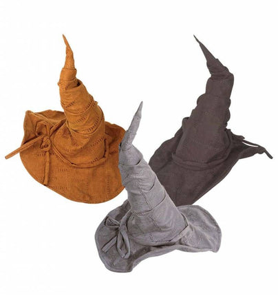 Halloweenaccessoires: Suede-look heksenhoed