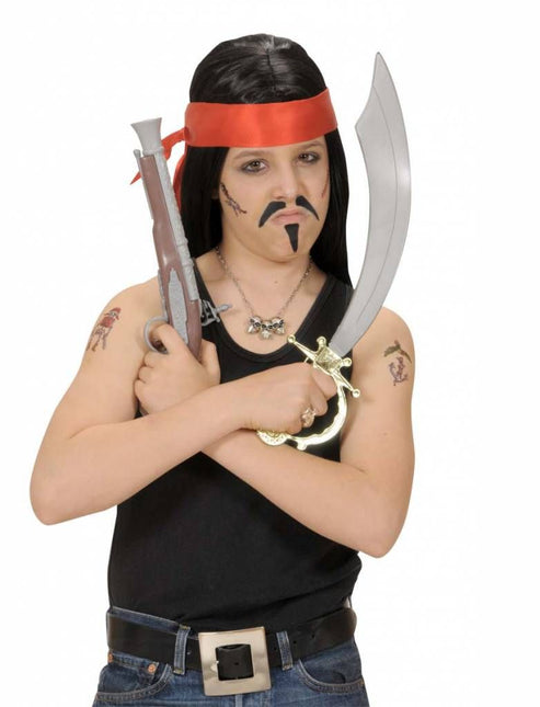 Halloweenaccessoires tijdelijke tattoo make-up kit