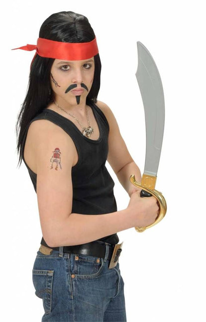 Halloweenaccessoires tijdelijke tattoo make-up kit