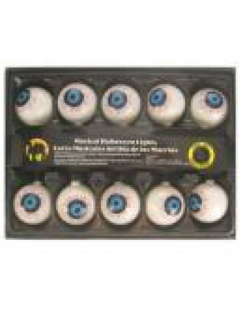 Halloweenaccessoires: Verlichte oogballen met geluid