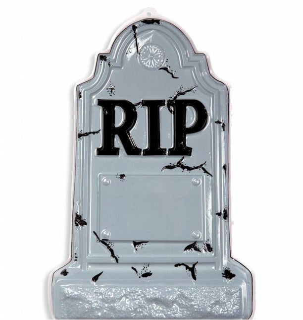 Halloweenaccessoires wanddecoratie grafsteen