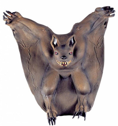 Halloweenaccessoires wanddecoratie vleermuis