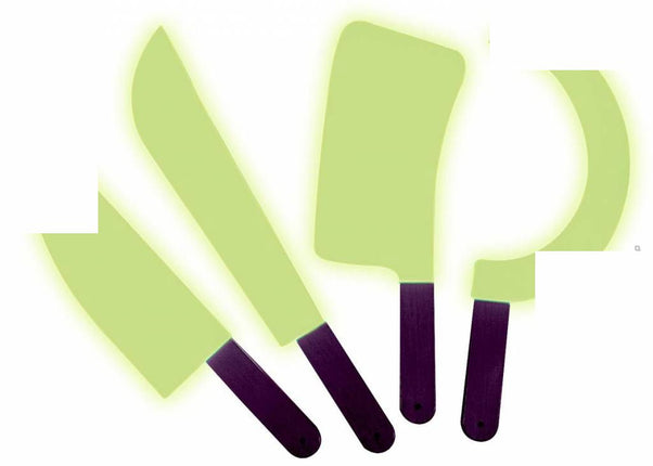 Halloweenaccessoires wapen lichtgevend in donker