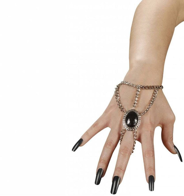 Halloweenaccessoires:Polsketting met steen