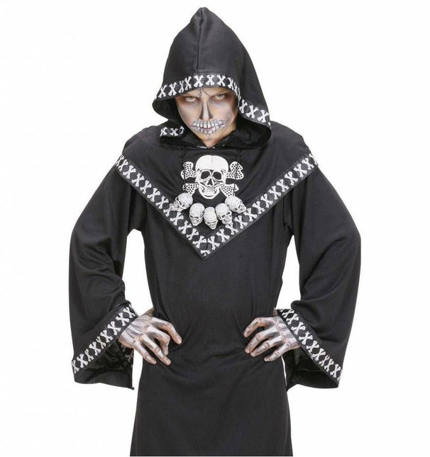 Halloweenartikel halsketting schedel