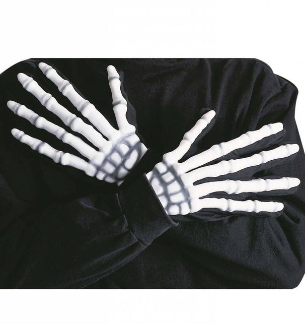 Halloweenartikel handen skelet