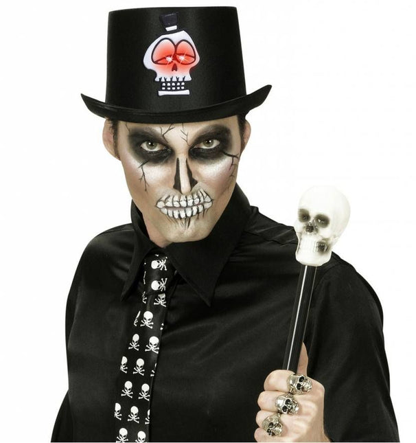 Halloweenartikel hoge hoed halloween met flikkerend licht