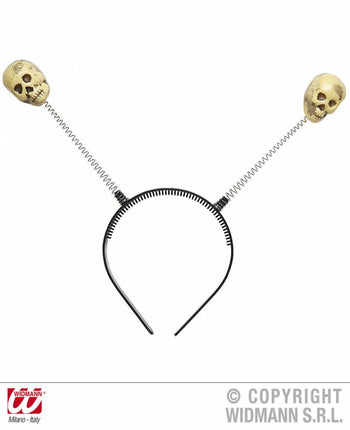 Halloweenartikel hoofdband met schedels