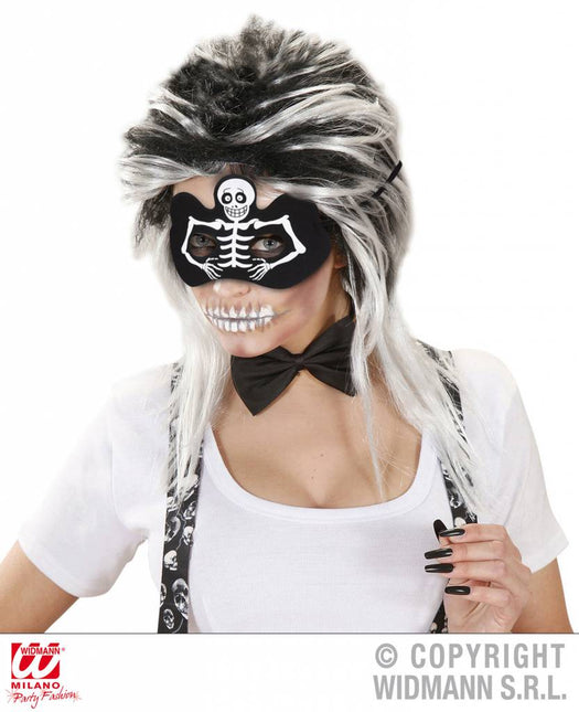 Halloweenartikel oogmasker skelet