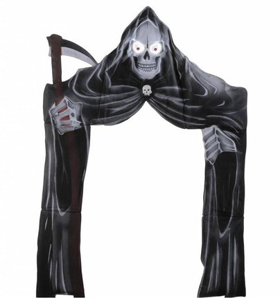 Halloweenartikelen deurdecoratie grimreaper