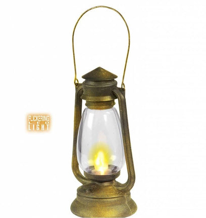 Halloweenartikelen lantaarn met flikkerend licht