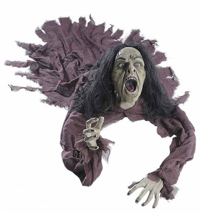 Halloweenartikelen pratende heks groundbreaker