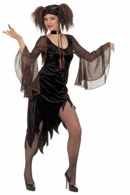 Halloweenjurk: Spinnenweb beauty