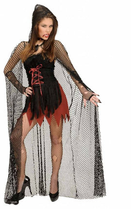 Halloweenkleding: Cape visnet 150 cm