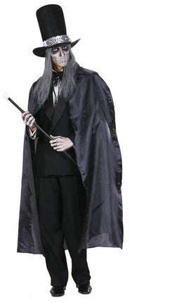 Halloweenkleding: Capes in rood of zwart (130 cm)