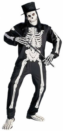 Halloweenkleding chic skelet