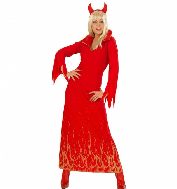 Halloweenkleding: Duivelin glitter