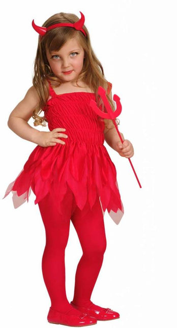 Halloweenkleding: Duivelinnenpakje kind