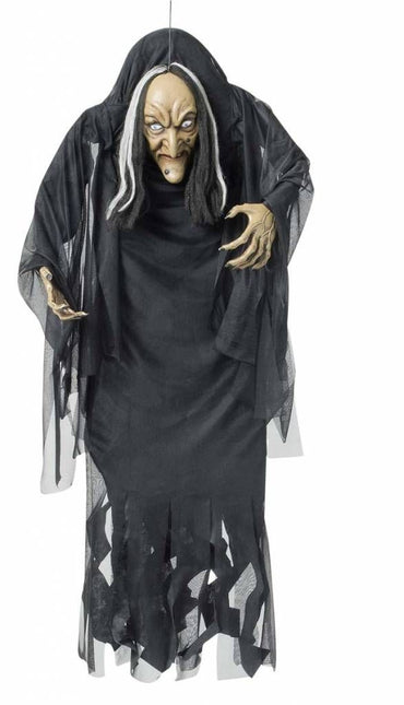 Halloweenkleding: Hangdeco gebochelde heks