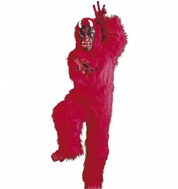 Halloweenkleding kostuum duivel in pluche