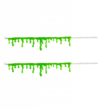 Halloweenkostuum armband groene slijm