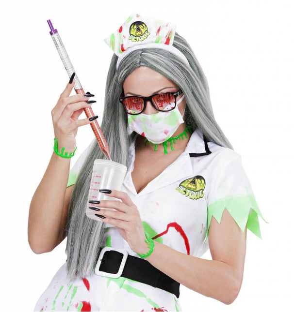 Halloweenkostuum armband groene slijm