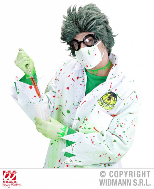 Halloweenkostuum choker groene slijm