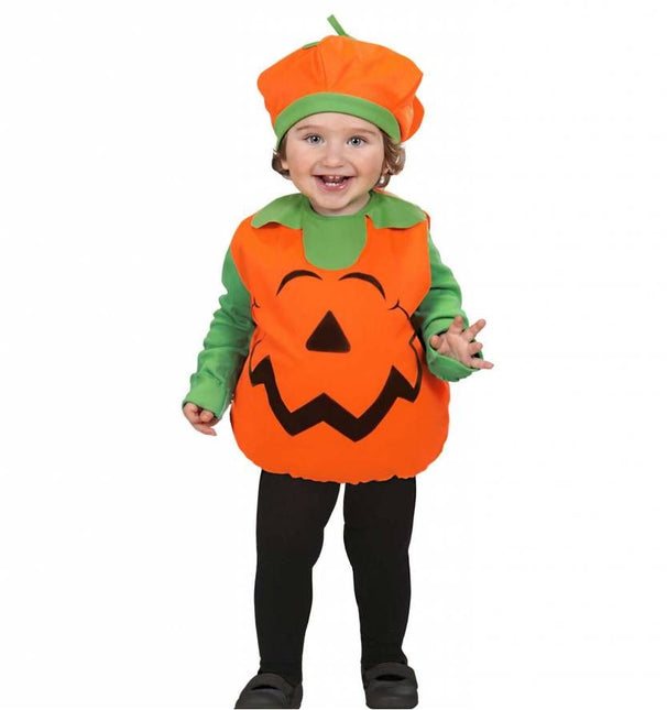 Halloweenkostuum opgevulde pompoen kind