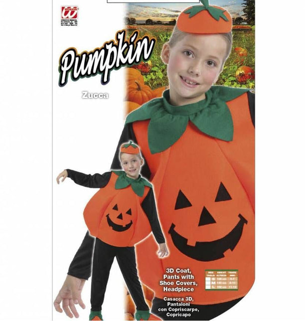 Halloweenkostuum pompoen kind