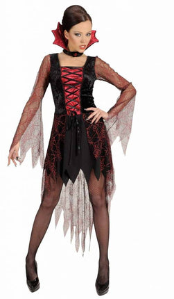 Halloweenkostuum vampier spinneweb