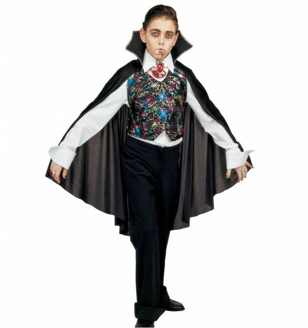 Halloweenkostuum verkleedset vampiervest met cape