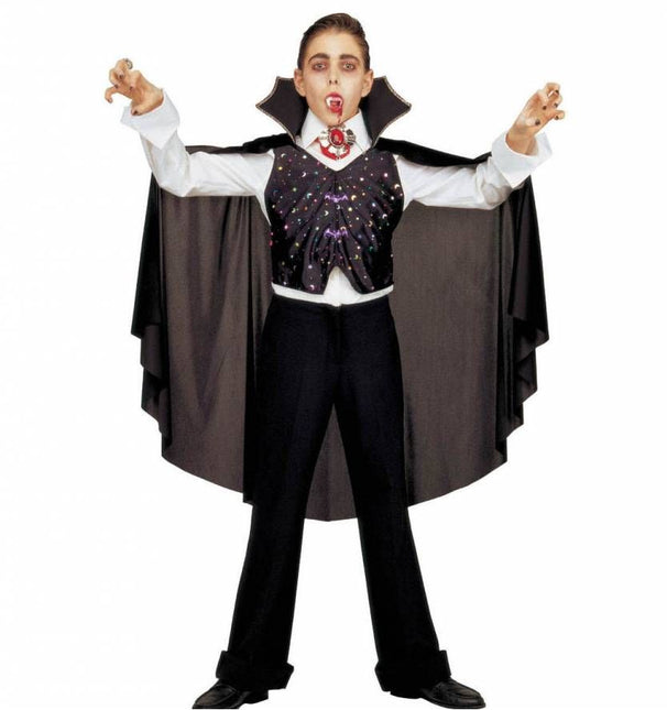 Halloweenkostuum verkleedset vampiervest met cape