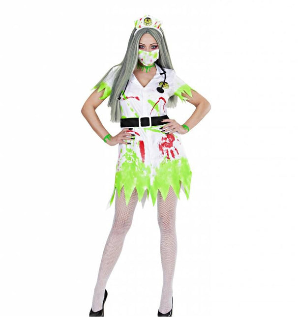 Halloweenkostuum verpleegster giftig