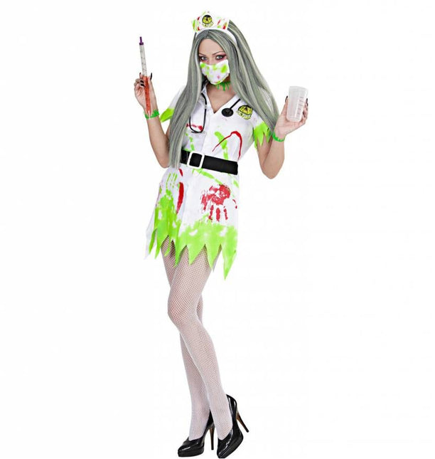 Halloweenkostuum verpleegster giftig