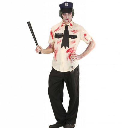 Halloweenkostuum zombie politieman