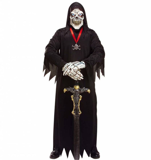 Halloweenkostuums skelet set