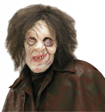 Halloweenmasker: Gebochelde met pruik