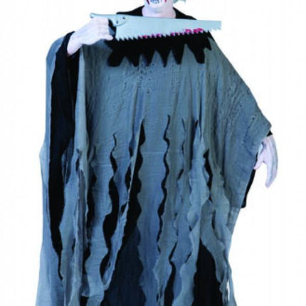 Griezelkostuum: enge Zombie cape