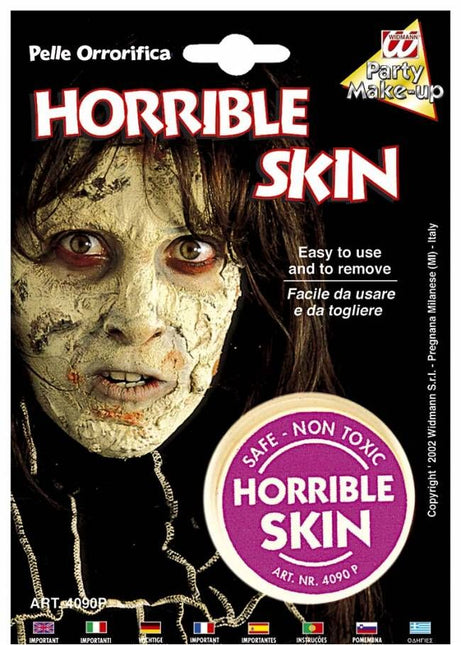 Halloween make-up: Make-up verschrikkelijke huid