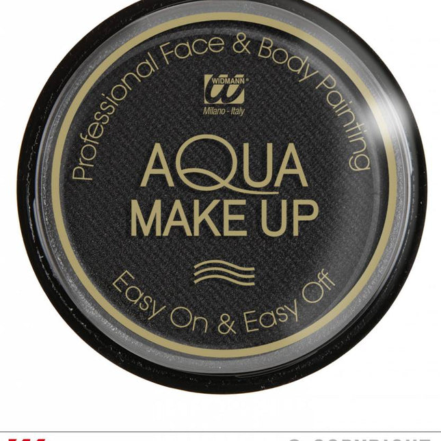 Halloweenaccessoires aqua make-up 15g wit