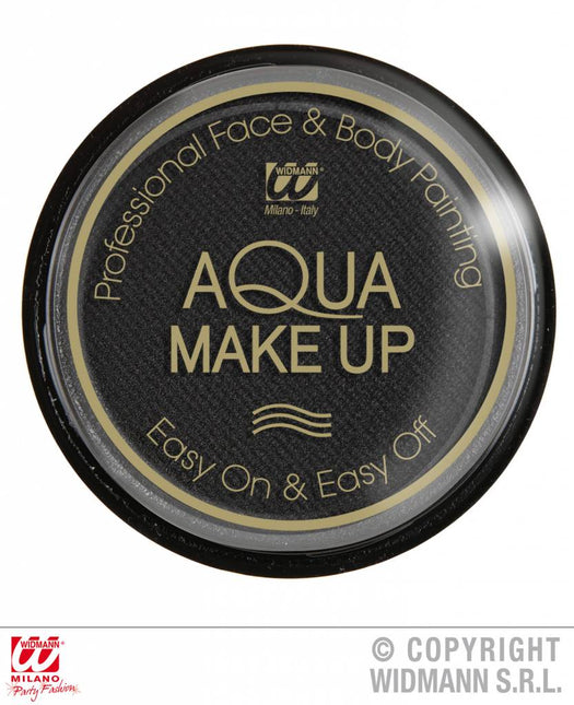 Halloweenaccessoires aqua make-up 15g wit