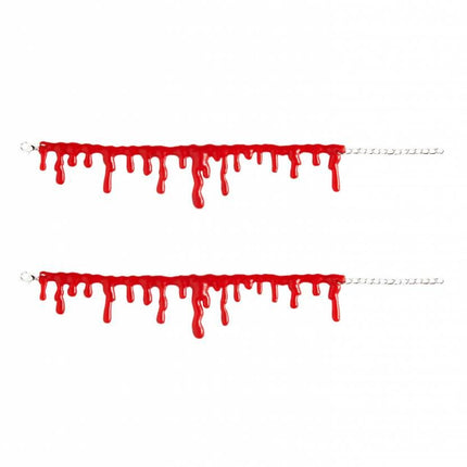 Halloweenaccessoires armband bloeddruppels