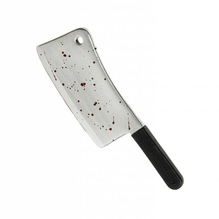 Halloweenaccessoires bijl met bloed 44cm