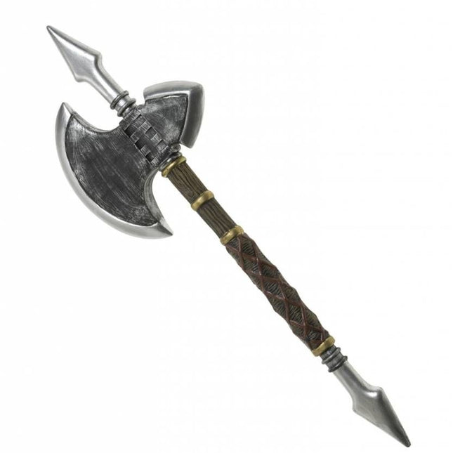 Halloweenaccessoires bijl met spijkers 54cm