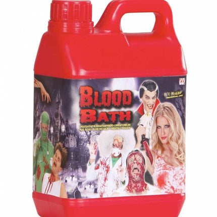 Halloweenaccessoires bloedbad jerrycan 1,89 liter